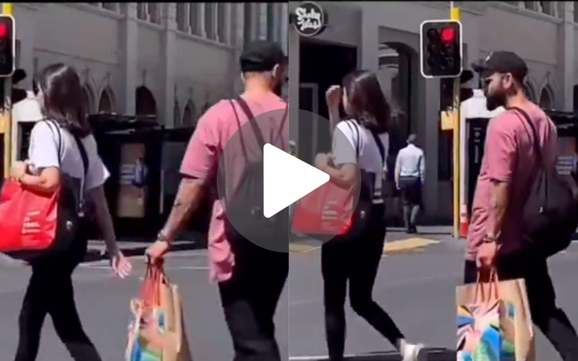 Virat Kohli Spotted Carrying Anushka Sharma's Shopping Bags In London - Watch